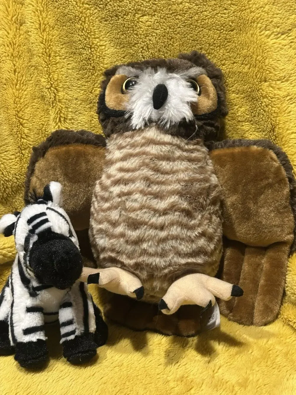 Wild Republic Cuddlekins Great Horned Owl Plush 12